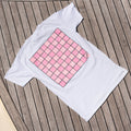 Checkers tee - Fenicottero