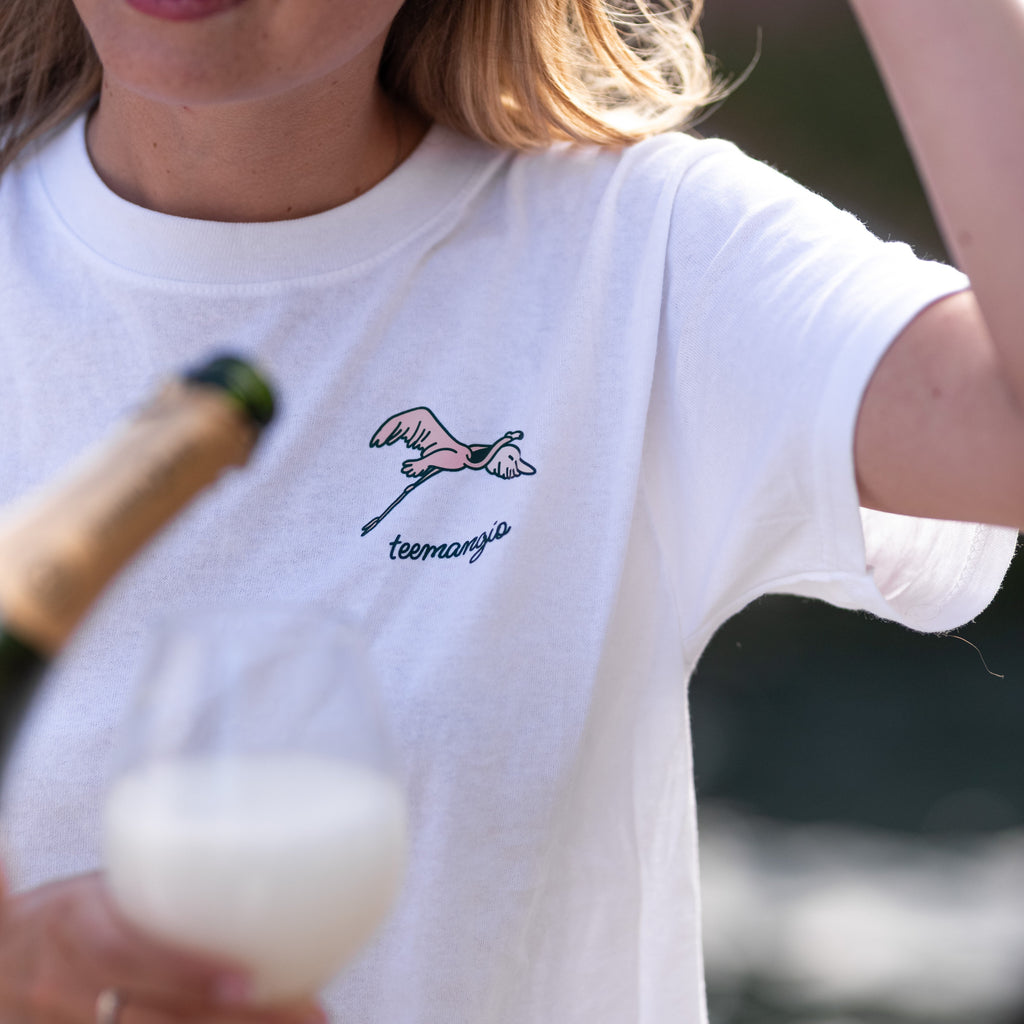 Backgammon tee - Fenicottero